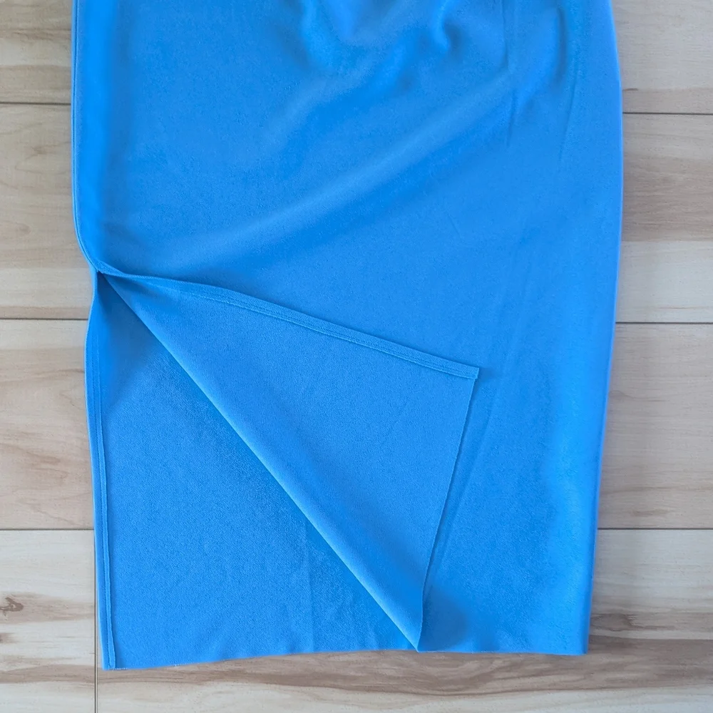 Jean Jail Willow midi one shoulder dress sky blue - Picture 10 of 11